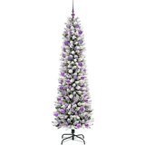  Umjetno božićno drvce s stalakom Zelena i bijela 240 cm | shoptok.hr