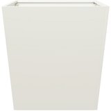 vidaXL Vrtne sadilice 2 kom bijele 50 x 50 x 50 cm čelične | shoptok.hr