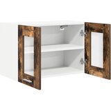 Viseći ormarić s pohranom 2 pcs Dimljeni hrast 60 x 31 x 40 cm | Eponuda.ba