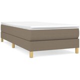 Maison Chic Box spring postelja - Vzmetna postelja z vzmetnico taupe 90x200 cm blago SL19034, (21885221) Cene