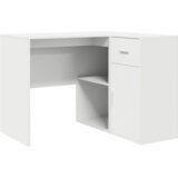 vidaXL Kutni stol bijeli 102x88x75 cm inženjersko drvo | shoptok.hr