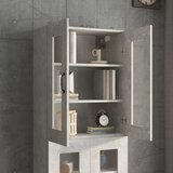 Viseći zidni ormarić siva boja betona 69,5 x 34 x 90 cm | shoptok.hr