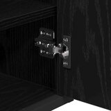 vidaXL Komplet pohištva za kopalnico 3 pcs Črni hrast 90 x 33 x 60 cm | Shoptok.si