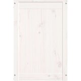  Kutija za rublje bijela 44 x 44 x 66 cm od masivne borovine | shoptok.hr