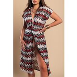 Fenzy Plažna Obleka Z Večbarvnim Potiskom, Črna | Shoptok.si