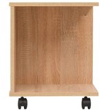 Police s kotačima 50 x 35 x 42 cm boja hrasta | shoptok.hr
