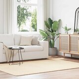 vidaXL Čupavi tepih s visokim vlaknima krem 160x230 cm poliester | shoptok.hr