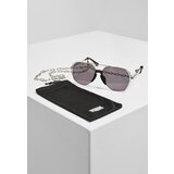Urban Classics Accessoires Karphatos Chain Sunglasses - Silver Cijene
