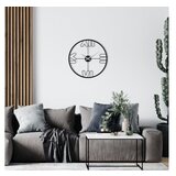 WALLXPERT dekorativni metalni zidni sat mali black | ePonuda.com
