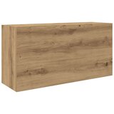 vidaXL Kopalniška stenska omarica artisan hrast 80x25x40 cm inž. les | Shoptok.si