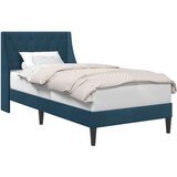  Okvir za krevet s uzglavljem Plava 100 x 200 cm Baršun - Plava 100 x 200 cm | shoptok.hr