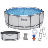 Bestway bazen Frame Pool Komplett-Set Steel Pro MAX™ Ø 366 x 122 cm vklj. filtrirna črpalka | Shoptok.si
