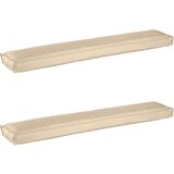  Jastučići za palete za klupu 2 kom Bež 200x40x8 cm Oxford tkanina | shoptok.hr
