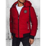 DStreet Kurtka męska pikowana bordowa | Shoptok.si