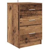 vidaXL Noćni ormar Staro drvo 40 x 40 x 63 cm Konstruirano drvo | shoptok.hr