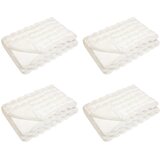  Protuklizna deka od umjetnog zečjeg krzna Olite 4 pcs Bijela | shoptok.hr