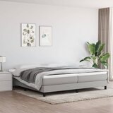  s oprugama i madracem svjetlosivi 200 x 200cm od tkanine | shoptok.hr