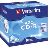  CD-R 700/80 52X JC AZO CRYSTAL VERBATIM 43327 Cene