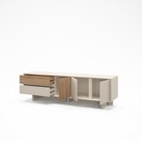 Marckeric Bež/u prirodnoj boji TV komoda u dekoru hrasta 180x55x45 cm Carpi – | shoptok.hr