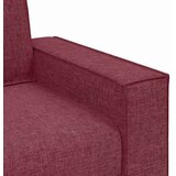 SOFA 3 pcs Vinska crvena 220 x 80 x 84 cm Platnasta tkanina | shoptok.hr