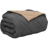  Poletna odeja Antracita in taupe 220 x 240 cm Mikrovlakna, (5000288051) | Shoptok.si