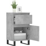  Komode 2 kom boja betona 40 x 35 x 70 cm od konstruiranog drva Siva | Shoptok.si