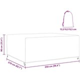 vidaXL Navlaka za vanjski namještaj Crna 250 x 210 x 90 cm 420D | shoptok.hr