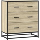 vidaXL Komoda boja hrasta 68x35x76 cm konstruirano drvo i metal | shoptok.hr