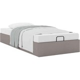  Otomanski okvir kreveta bez madraca smeđe-sivi 90x200cm tkanine | shoptok.hr