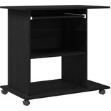 Računalni stol crni hrast 80x50x75 cm inženjerski drvo | shoptok.hr