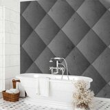 Foto tapeta - Grey symmetry - geometric pattern in concrete pattern with light joints 350x256 Vodootporna | shoptok.hr