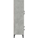  Visoka komoda siva boja betona 70x31x115 cm konstruirano drvo | shoptok.hr