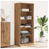 vidaXL Garderobna omara artisan hrast 80x50x200 cm inženirski les Cene