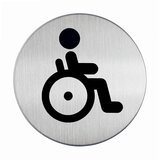 Durable Piktogram - WC invalidi, fi 83mm (4906), (20372258) | Shoptok.si