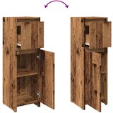 vidaXL Kupaonski ormarić staro drvo 30x30x95 cm izrađeno drvo | shoptok.hr