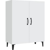 Maison Chic Komoda - Predalnik bela 70x34x90 cm konstruiran les, (21716505) Cene