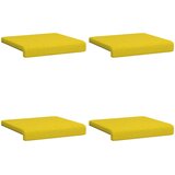  Jastučić za klupu 4 kom. Tkanina Svijetlo žuta Dubina 35 cm | shoptok.hr