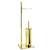  Stalak za WC četku i toalet papir metal-zlato 2071874 AWD | Eponuda.ba