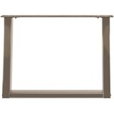  Noge za klub stolić U-oblik 2 kom Prirodni čelik 70 x (42-43) cm Čelik | shoptok.hr