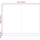  Okvir tende Smeđa 400 × 300 cm Poliester s PU premazom | shoptok.hr