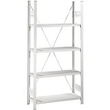 eurokraft pro Higienski sestavljivi regal, višina regala 2000 mm, 4 police, ŠxG 1025 x 385 mm, osnovni regal | Shoptok.si