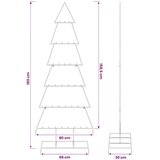  Metalno božićno drvce sa stalkom KUOPIO 180 cm Čelik Zlatno - 180 cm Zlatno bez LED svjetala | shoptok.hr