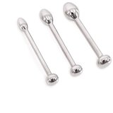 Kiotos Steel Urethral Trainer Kit 3 Solid Tear Penisplugs Cene