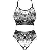 Obsessive - K103 Top and Panties - Black | shoptok.hr