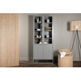 Venture Home vitrina Bakal 40,5 × 190 × 80 cm, svijetlosiva | shoptok.hr