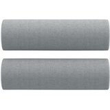  2-dijelni set sofa s jastucima svjetlosivi od tkanine | shoptok.hr