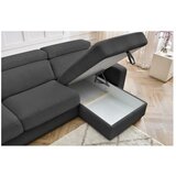 Bobochic Paris Tamno siva sklopiva kutna garnitura od samta (promjenjiva) Monaco – | shoptok.hr