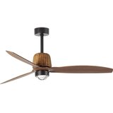 Faro 33435WT1N - LED prigušiva ventilator WEAVER M 16W/230V Ø 128 cm braon/crna WT + DO | Eponuda.com