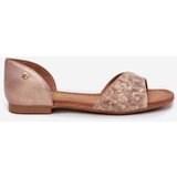 Maciejka Ladies Leather Sandals On Flat Heel | Shoptok.si