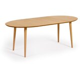 Kave Home Raztegljiva jedilna miza v hrastovem dekorju 90x120 cm Oqui – | Shoptok.si